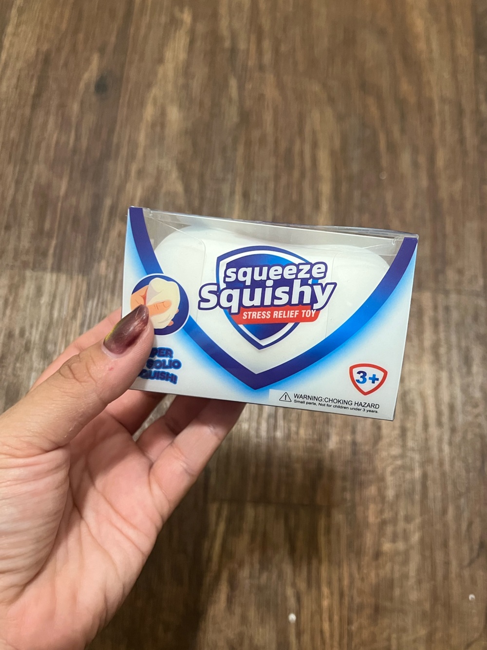Soap Squishy Stress Relief Toy 🧼🤍